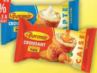 Boromir Croissant cu umplutură de caise/cremă de lapte/căpșuni 60g
