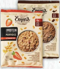 EMMA Porridge proteic cu ciocolată/căpșune 60g