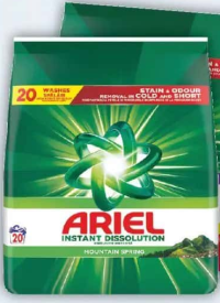 Ariel Detergent pudră, Color/Mountain Spring, 20 sp., 1.5kg