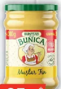 Bunătăți de la Bunica Muștar fin 300g