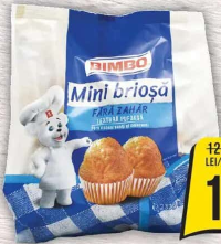 Bimbo Mini brioșă zero zahăr, 232g