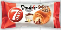 7Days Double/Super Max Croissant cu cremă de cacao și vanilie/cremă de cacao 110g