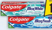 Colgate Max Pastă de dinți, fresh cooling crystals cool mint / white crystal mint, 75ml