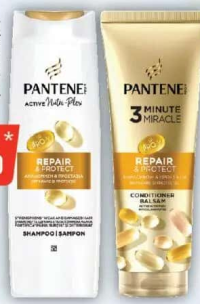 Pantene Pro-V Șampon repair & protect / balsam repair & protect, 3 minute miracle, 400ml/220ml