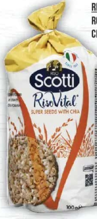RISO SCOTTI RISOVITAL RONDELE CU MIX SEMINȚE ȘI CHIA/DE OREZ, 100G