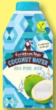 CARIBBEAN STYLE Apă de cocos 500 ml