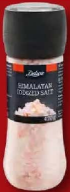 DELUXE Râșniță cu sare de Himalaya 420 g