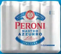 Peroni Nastro Azzurro Bere blondă 6 x 0,5 L