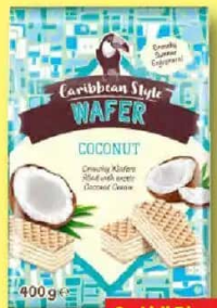 CARIBBEAN STYLE Napolitane cu cocos 400 g