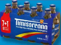 Timișoreana Bere blondă (7+1) x 0,33 L