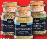 DELUXE Condimente în borcan 20 g / 70 g / 75 g / 100 g