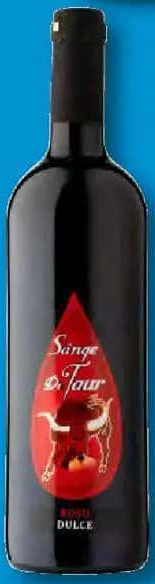 Sânge de Taur Vin roșu dulce 0,75 L