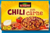 EL TEQUITO Chili con Carne cu carne de porc și vită 900 g