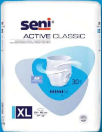 SENI ACTIVE CLASSIC Scutece absorbante pentru adulți Extra Large 30 buc.