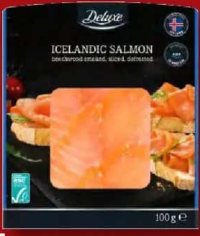 DELUXE Somon afumat de Islanda 100 g