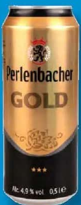 Perlenbacher Gold Bere blondă 0,5L