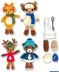 CRELANDO Set de croșetat DIY 1 set