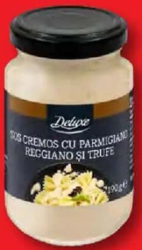 DELUXE Sos cremos cu parmezan și trufe 190 g