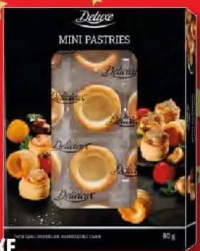 DELUXE Mini foitaj cu unt pentru aperitive 80 g