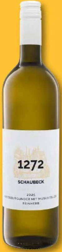1272 Schaubeck Vin alb demisec Pinot Blanc cu Muscat 0,75 L
