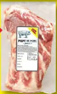 Piept de porc, fără os cca. 2,3 kg
