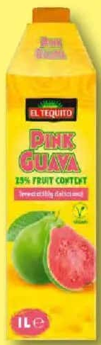 EL TEQUITO Nectar guava 25% fruct 1 L