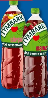 Tymbark Băutură răcoritoare vișine / banane-căpșuni 2 L