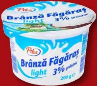 PILOS Brânză Făgăraș light 3% grăsime 200 g