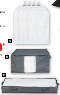 W5 Huse haine / Cutie depozitare 1 buc. / 1 set