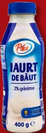 PILOS Iaurt de băut 2% grăsime 400 g