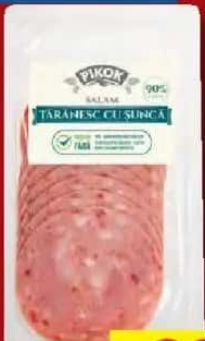 PIKOK Salam țărănesc cu șuncă, feliat 150 g