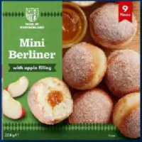 Taste of Deutschland Mini gogoși cu umplutură de mere / căpșuni 9 x 36 g