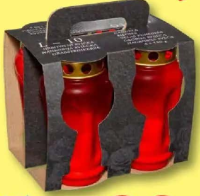 Candele plastic 4 x 50 ore 4 buc.