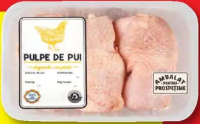 Pulpe de pui dezosate, cu piele 100g