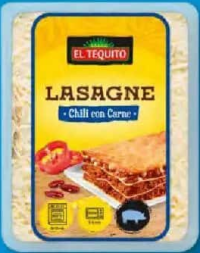 EL TEQUITO Lasagna Chili con Carne 400 g