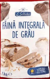 Belbake Făină integrală de grâu 1 kg