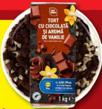 Chef Select Tort cu ciocolată și aromă de vanilie 1 kg