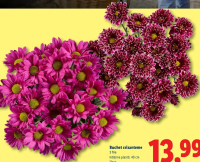 Buchet crizanteme 3 fire 1 buc.