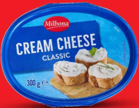 MILBONA Cremă de brânză proaspătă cu smântână 300 g