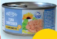 Gran Mare Ton mărunțit în ulei floarea-soarelui 185 g