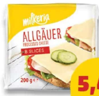Milkeria Brânză Topită Felii Mix 200 g