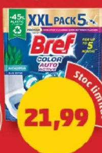 Bref Color Odorizant WC Eucalyptus 5 x 50 g