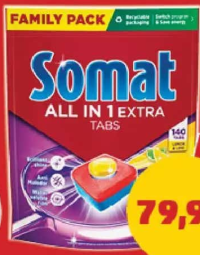 Somat All in One tablete mașină spălat vase 140 buc.