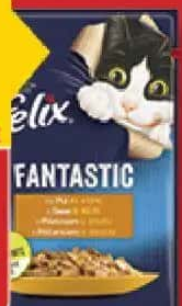 Felix Fantastic Hrană Umedă pentru Pisici cu pui 85 g