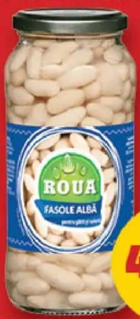 Roua Fasole albă în saramură 540 g
