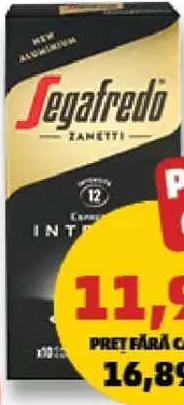Segafredo Espresso Intenso Capsule compatibil Nespresso 10x5,1 g
