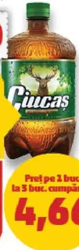 Ciucaș Bere Blondă 4,6% alcool 1 l