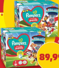 Pampers Pants scutece Nr. 5 66 buc. / Nr. 6 60 buc.
