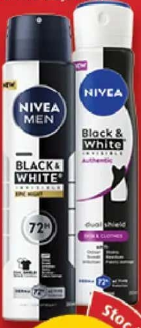 Nivea Deo spray Black & White diverse sortimente 250 ml