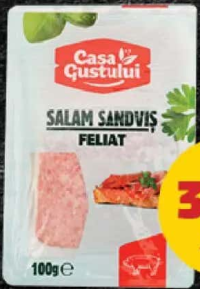 Casa Gustului Salam Sandviș 100 g